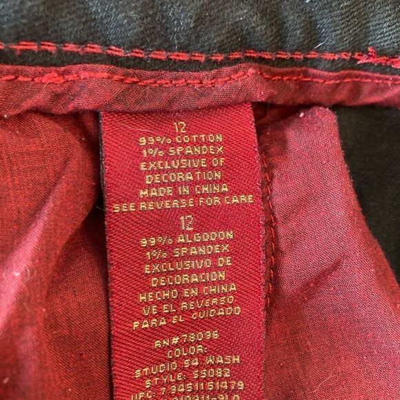 Sassoon Vintage Straight Leg Hustle Studio 54 black designer jeans mint cond. - Picture 8 of 10